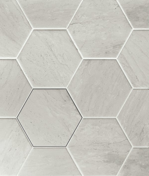 Verona Hexagon Grey - Wandtegels Marmerlook | Lapy