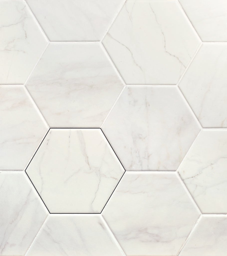Verona Hexagon White