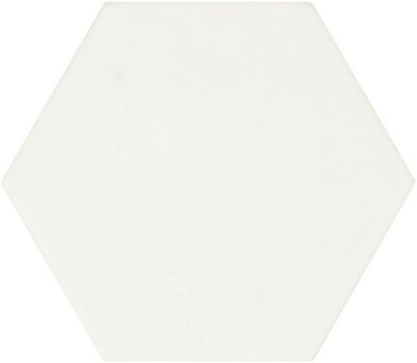 Hexa Off White mat - Wandtegels Effen | Lapy