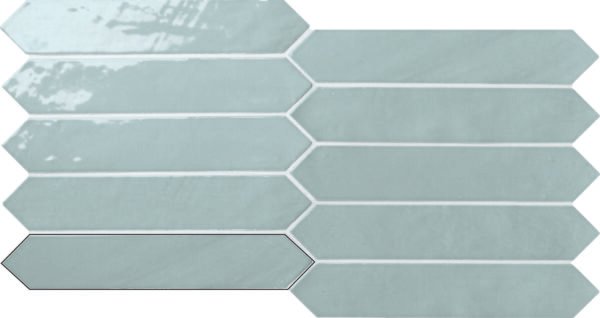 On Blue Gloss - Wandtegels Effen | Lapy