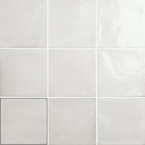 Fayenza White - Wandtegels Effen | Lapy
