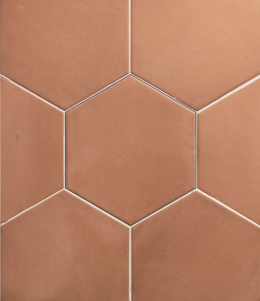 Clay Hexagon Salmon