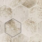 Magnetism Hexagon White - Wandtegels Metaallook | Lapy