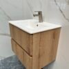 Valencia 60cm Authentiek Eiken met wastafel - Badmeubels | Lapy