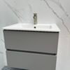 Valencia 60cm Chroom grijs met wastafel - Badmeubels | Lapy
