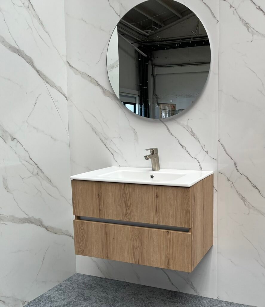 Valencia 80cm Authentiek Eiken met wastafel
