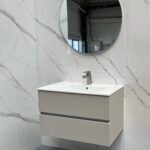 Valencia 80cm Lichtgrijs met wastafel - Badmeubels | Lapy