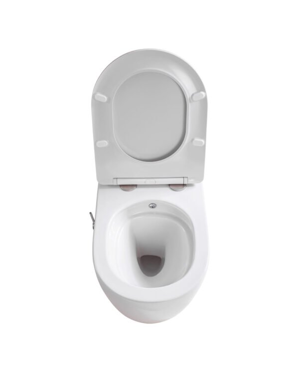WC.2001 Kansas Wandtoilet Tornado-Flush met bidetkraan - Wandcloset turbo flush | Lapy