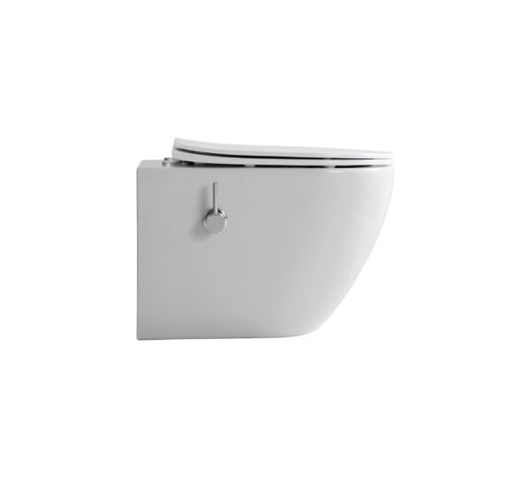 WC.2001 Kansas Wandtoilet Tornado-Flush met bidetkraan - Wandcloset turbo flush | Lapy