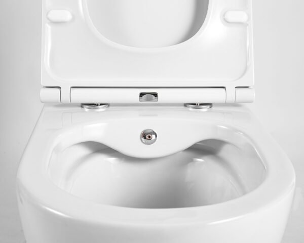 WC.2002 Dakota Wandtoilet Randloos met bidetkraan - Wandcloset rimfree | Lapy