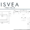 ISVEA 62 cm SISTEMA-T WASTAFEL 1 KRAANGAT - Wastafels | Lapy