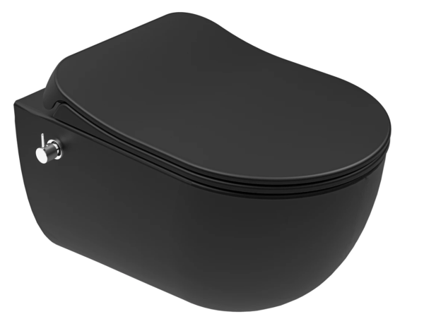 WC Zero 2.0 Zwart mat met Bidet incl softclose zitting - Wandclosets | Lapy