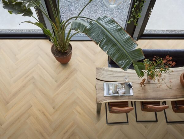 YUP XL Greenford herringbone click SRC natural - PVC Vloeren | Lapy