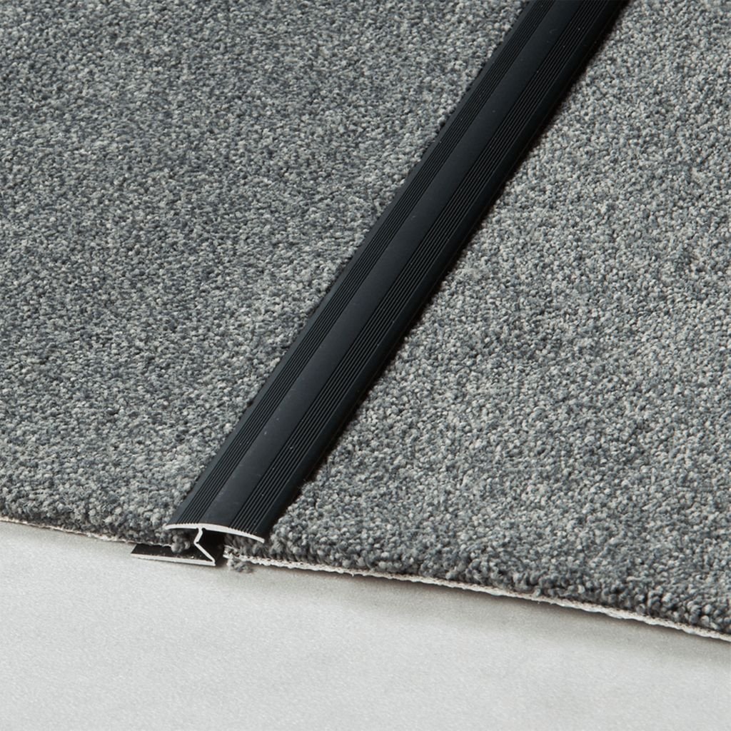 Co-pro tapijtprofiel dubbel antraciet/zwart