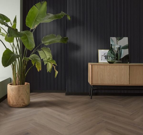 Silentlines lattenwand zwart eiken - Wandpanelen | Lapy