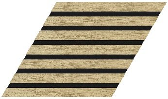 Eurostone Akoestisch Wandpaneel Diamond 30,7x26,6 Ebony