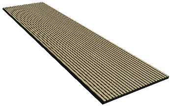 Eurostone Akoestisch Wandpaneel Pro 240x60 Teak