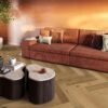 Beverly Hills visgraat rustiek dubbel gerookt naturel 4103 - Parket | Lapy