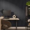 Silentlines lattenwand zwart eiken - Wandpanelen | Lapy