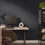 Silentlines lattenwand zwart eiken - Wandpanelen | Lapy