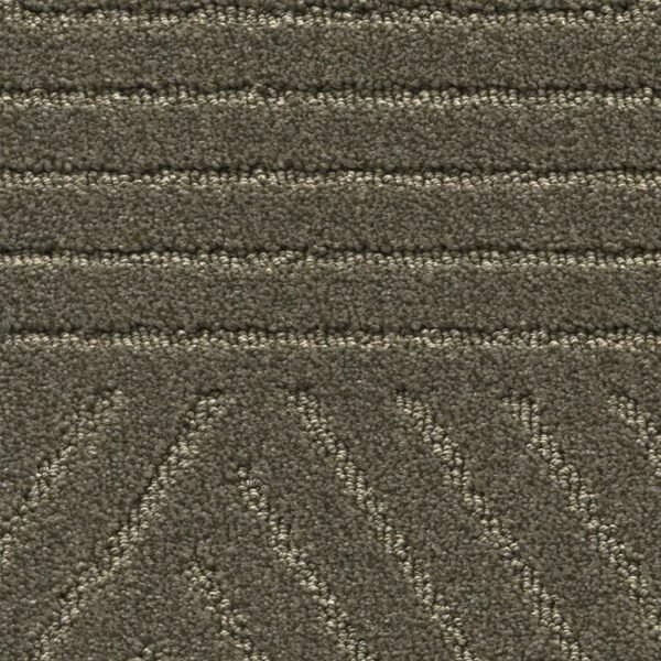 Infinity Geometric donkergroen 0901 | 400cm - Tapijt | Lapy