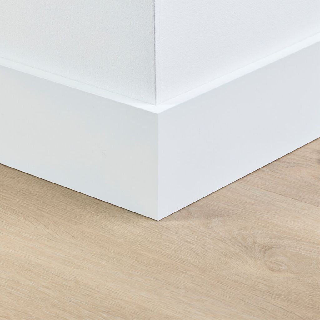Co-pro gelakte plint amsterdam wit RAL 9016 120x15