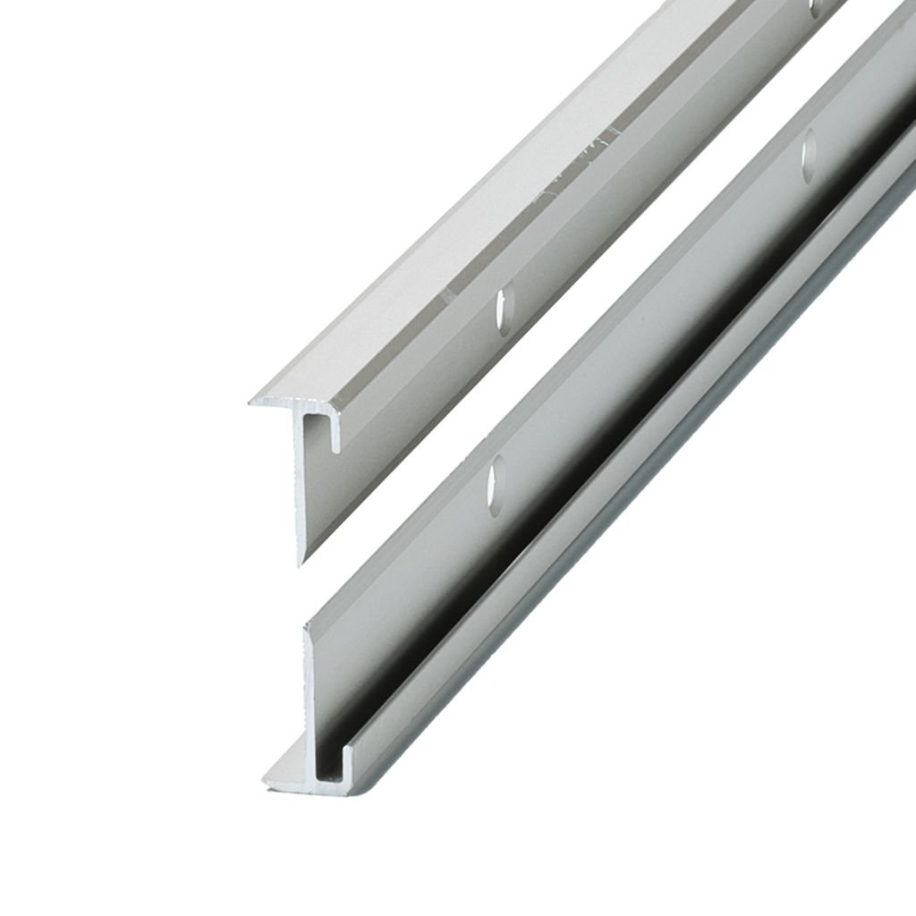 Co-pro open trapprofiel achterzijde pvc rvs