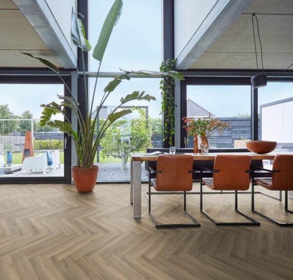YUP Paddington herringbone click SRC light brown - PVC Vloeren | Lapy
