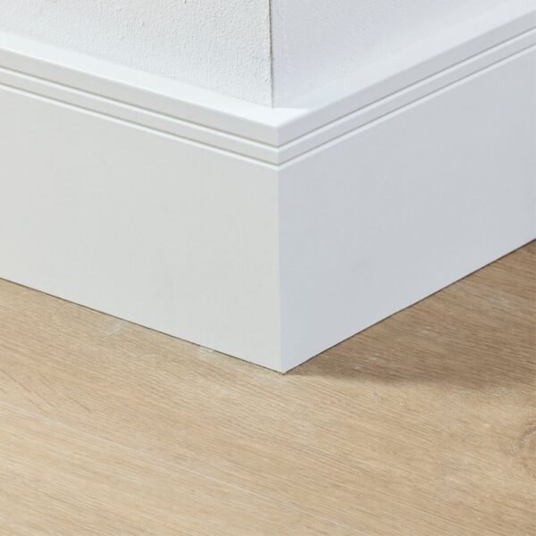 Co-pro folieplint milaan wit 120x15