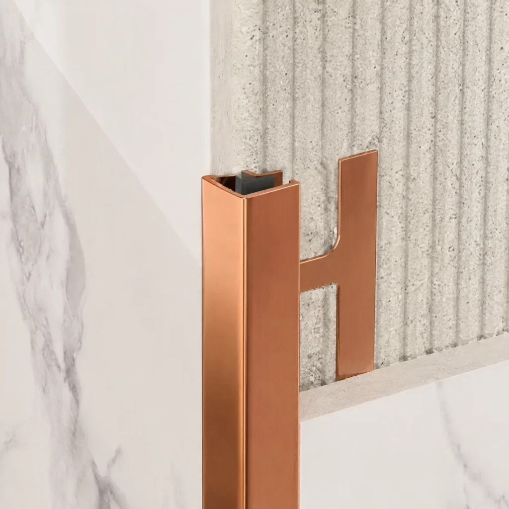 Mapei Proangle Q Bright Brushed Copper 10mm (2,7m)