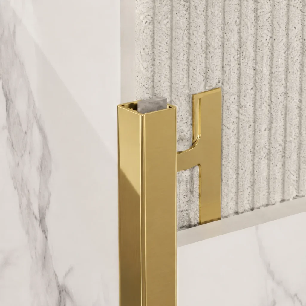 Mapei Proangle Q Polished Brass 10mm (2,7m)