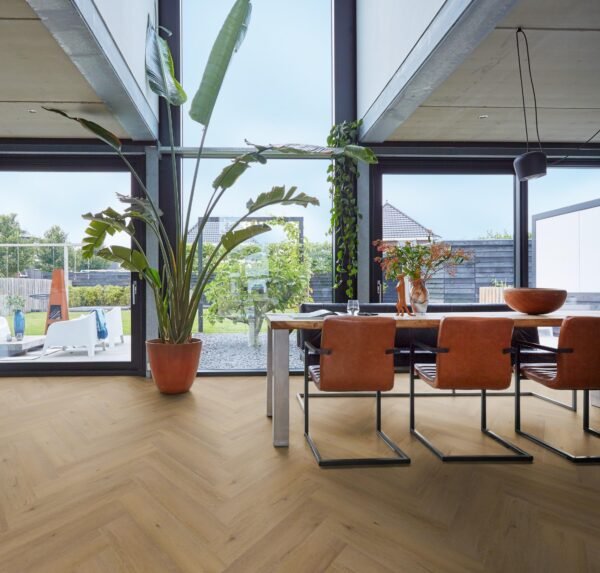 YUP Leyton herringbone click SRC dark oak - PVC Vloeren | Lapy