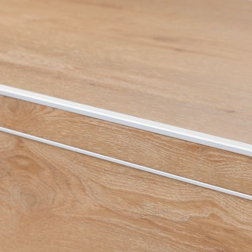 Co-pro trapprofielset pvc zilver 4x130cm.