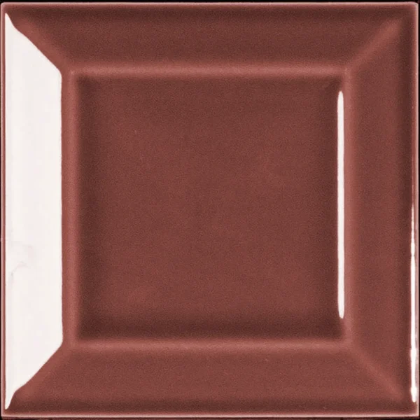Estudio Metropolis Frame Dark Red 10X10 Glans - Wandtegels Vintagelook | Lapy