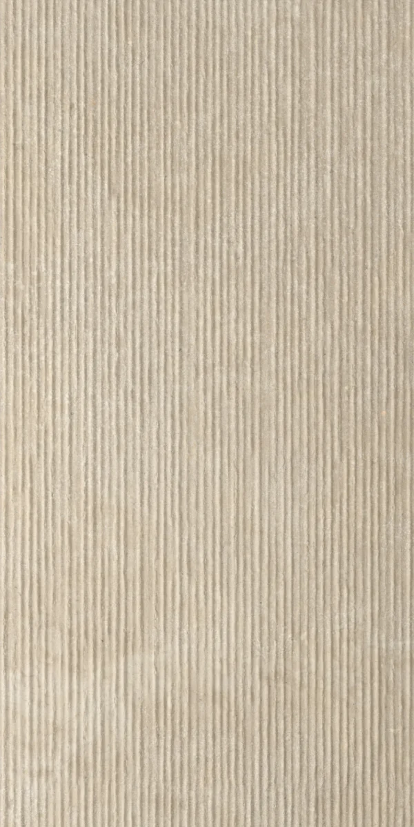 Energieker Nereidi Ecru Groove 60X120 Mat - Vloertegels Natuursteenlook | Lapy