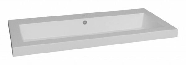 Wastafel Trendline Mineraalmarmer 100 - Wastafels 100 cm | Lapy
