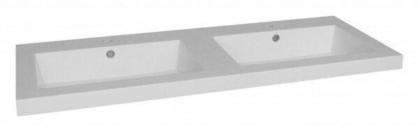 Wastafel Trendline Mineraalmarmer 120 dubbele wasbak - Wastafels 120 cm | Lapy