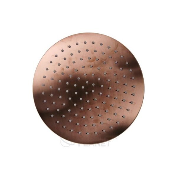Hoofddouchekop ultra thin Brons rond 25 cm - Doucheset inbouw | Lapy