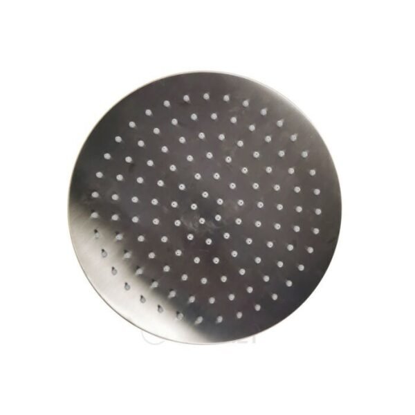 Hoofddouchekop ultra thin Gun Metal rond 25 cm - Doucheset inbouw | Lapy