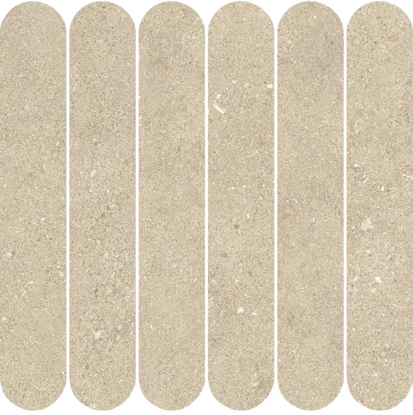 Lea Intense Beige Mosaico Pills Lap. 30X30 Glans - Mozaïek Natuursteenlook | Lapy