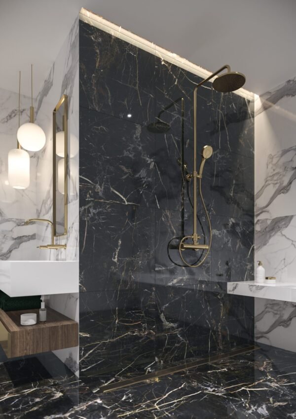 Marquina gold mat 60x120 - Vloertegels Marmerlook | Lapy