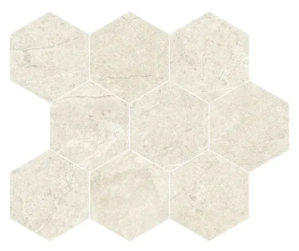 Energieker Wonder Sleet Mosaico Hexagon 26X30 Mat - Mozaïek Natuursteenlook | Lapy