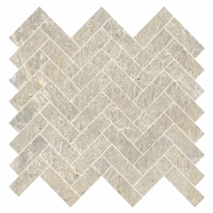 Energieker Genesis Cocoa Herringbone 33,5X33,5 Mat - Mozaïek Natuursteenlook | Lapy