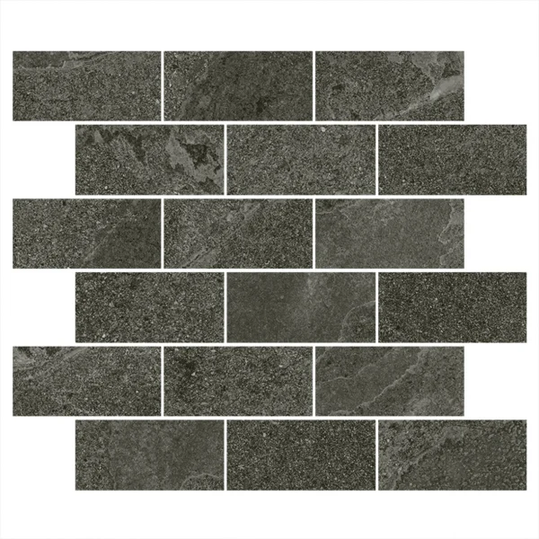 Energieker Native Anthracite Muretto 30X30 Mat - Mozaïek Zandsteenlook | Lapy