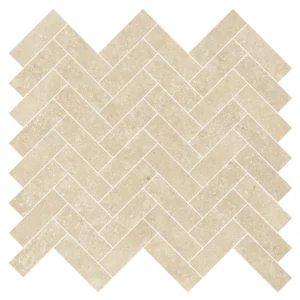 Energieker Nereidi Ecru Herringbone 33,5X33,5 Mat - Vloertegels Natuursteenlook | Lapy