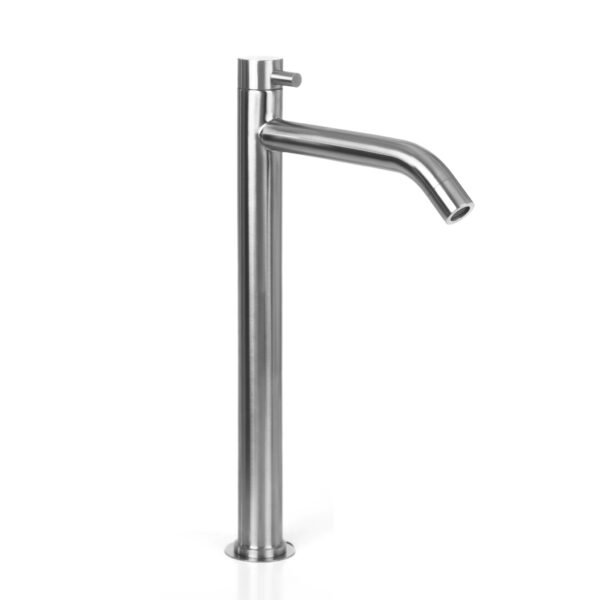 Fonteinkraan hoog rond RVS 35 cm - Fonteinkraan | Lapy