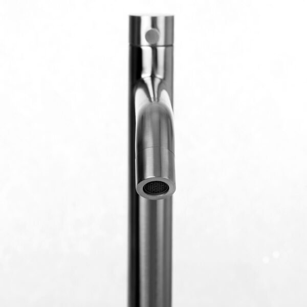 Fonteinkraan hoog rond RVS 35 cm - Fonteinkraan | Lapy