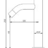 Fonteinkraan hoog rond RVS 20 cm - Fonteinkraan | Lapy