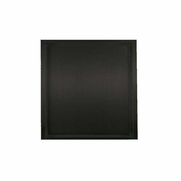 Inbouw wandnis Mat Zwart 30x30x7 cm