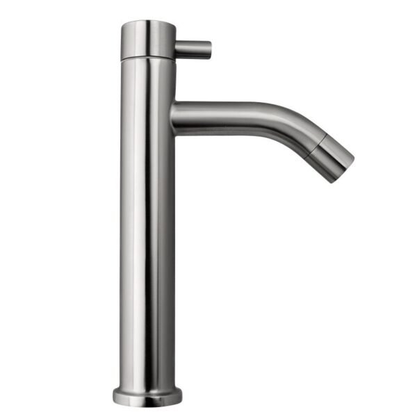 Fonteinkraan hoog rond RVS 20 cm - Fonteinkraan | Lapy